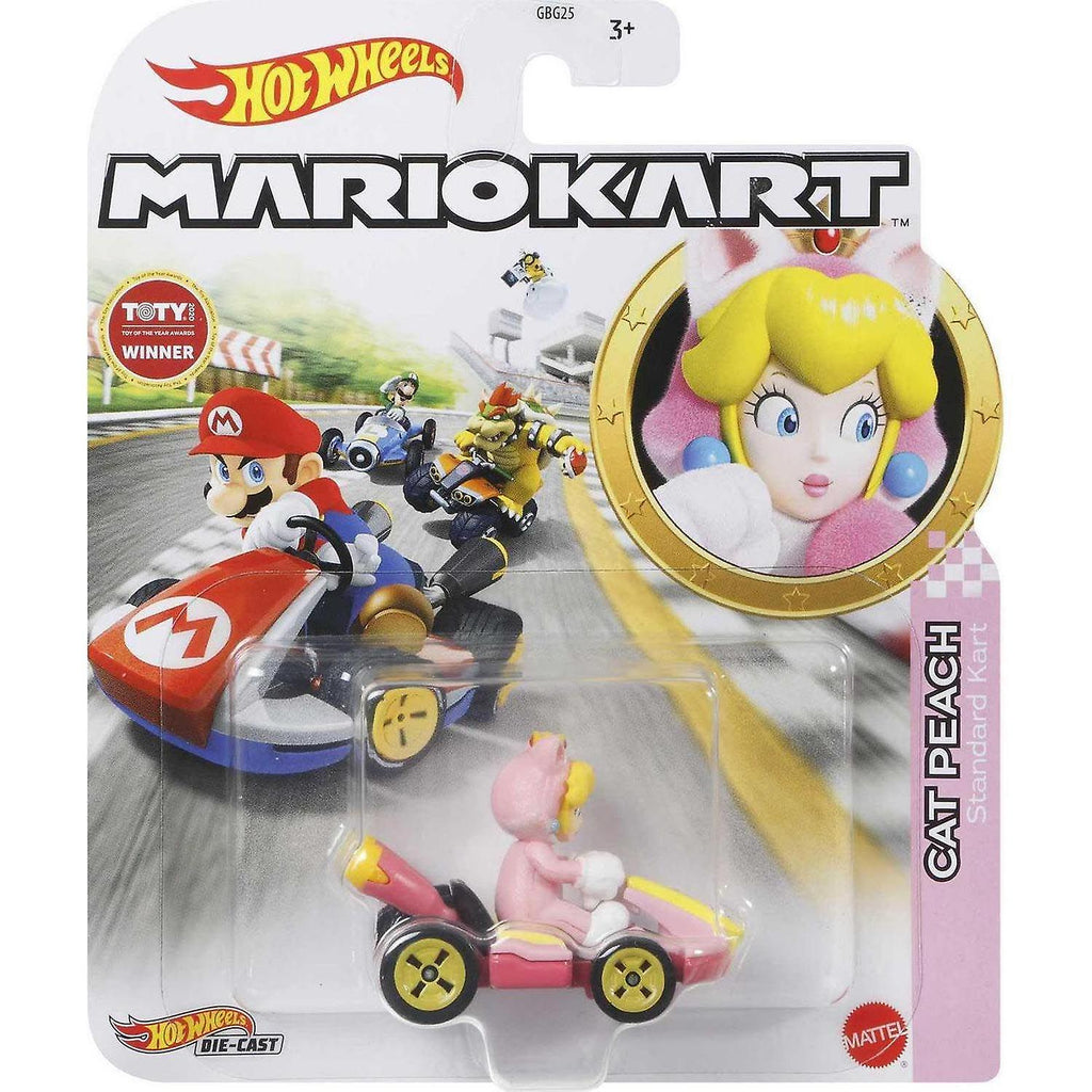 HOT WHEELS MARIO KART CAT PEACH