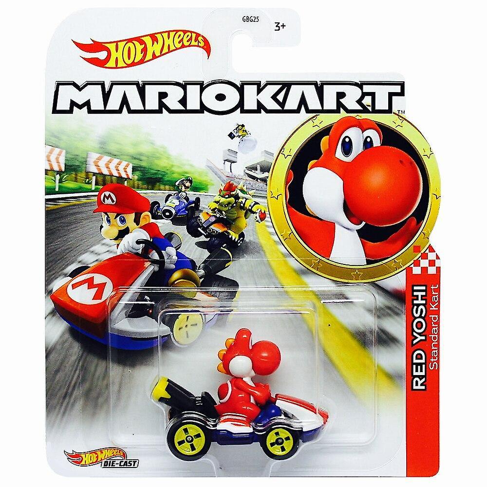 HOT WHEELS MARIO KART RED YOSHI