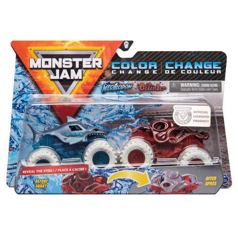 Monster Jam Color Change Megalodon And Octonber | Toyworld