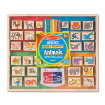 Melissa Doug Animals Deluxe Stamp Set - Toyworld