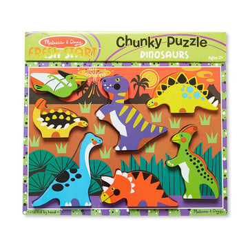 Melissa & Doug Chunky Puzzle Dinosaurs | Toyworld