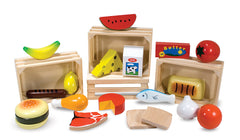 Melissa Doug Food Groups Wooden Play Food Img 1 - Toyworld