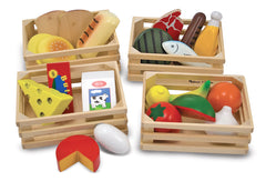 Melissa Doug Food Groups Wooden Play Food Img 2 - Toyworld