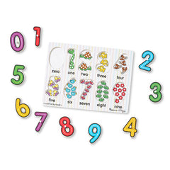 Melissa Doug Numbers Peg Puzzle Img 1 - Toyworld