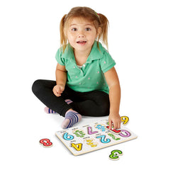 Melissa Doug Numbers Peg Puzzle Img 3 - Toyworld