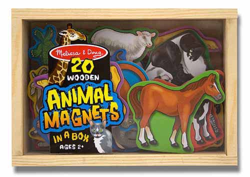 Melissa Doug Magnetic Wooden Animals - Toyworld