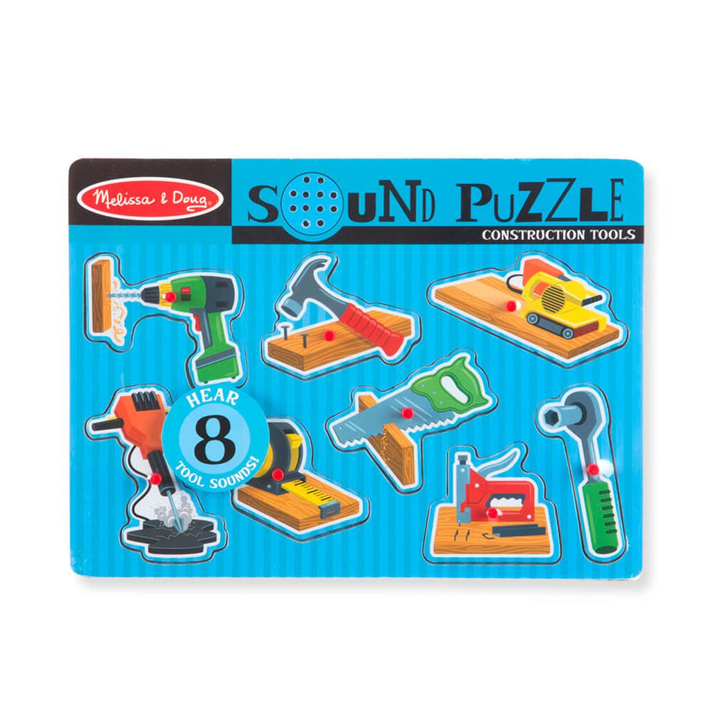 Melissa Doug Sound Puzzle Construction Tools - Toyworld