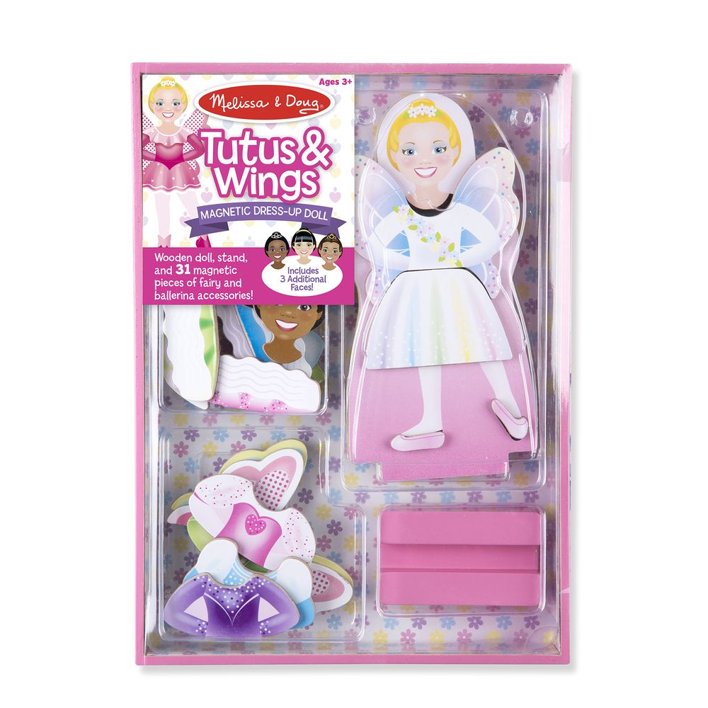 Melissa Doug Tutus Wings Magnetic Dressup - Toyworld