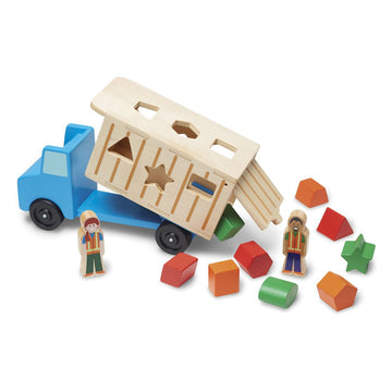 Melissa & Doug Shape Sorting Dump Truck - Toyworld