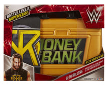 WWE BATTLE LIKE A SUPER STAR SETH ROLLINS DRESS UP WITH FOAM MONEY IN THE BANK BRIEF CASE