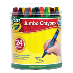 My First Crayola 24 Jumbo Crayon In Container - Toyworld