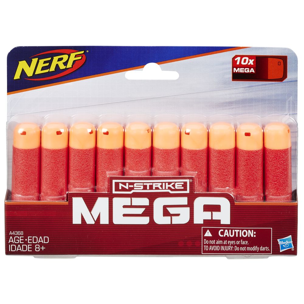 Nerf N Strike Elite Mega 10 Dart Refill - Toyworld