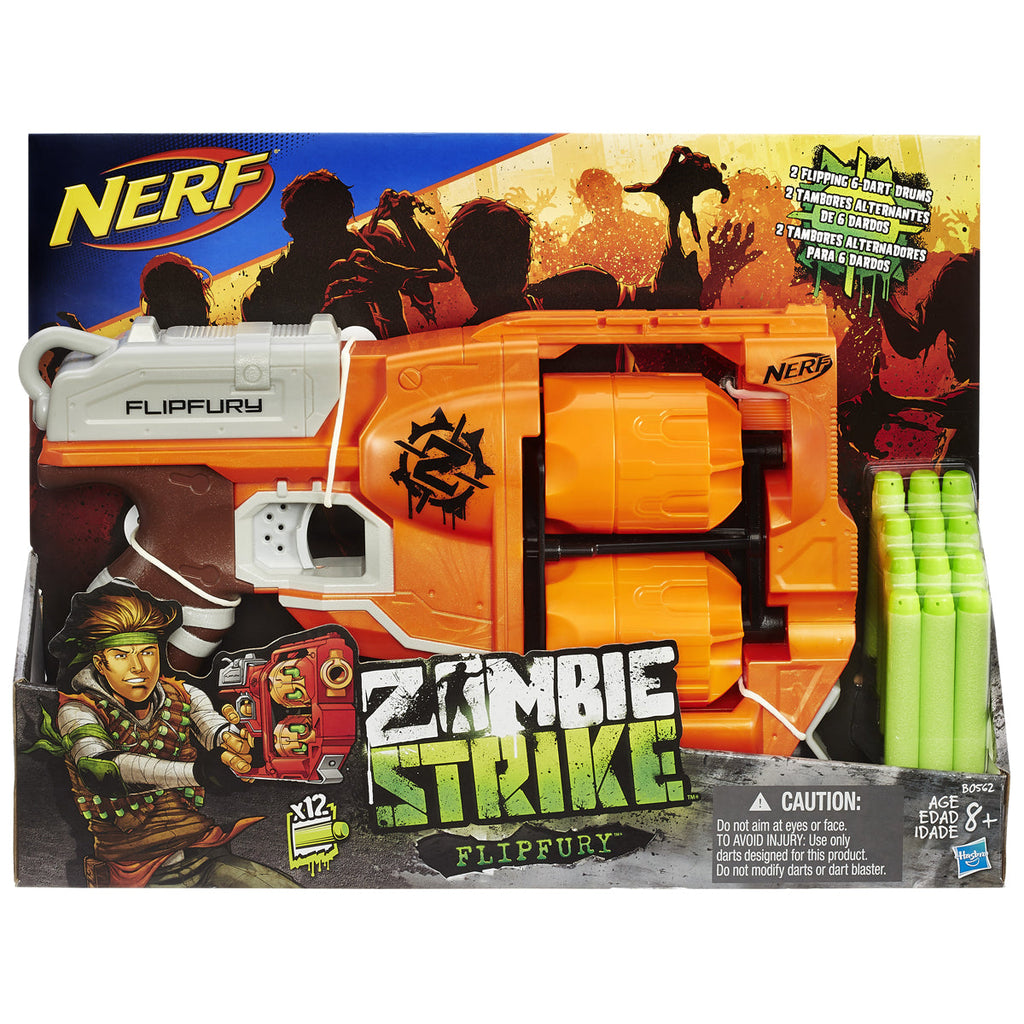 Nerf Zombie Strike Flip Fury - Toyworld