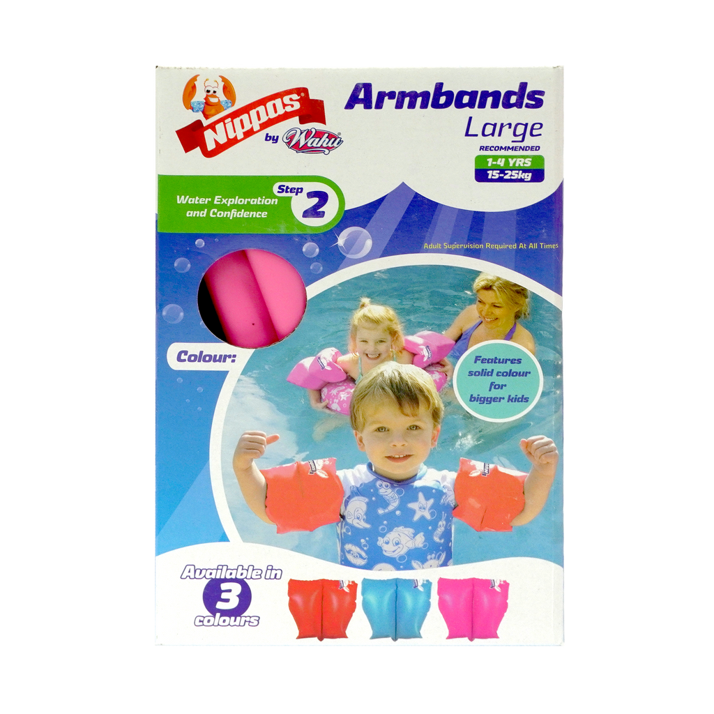 Nippas Arm Bands 2-6 Years Large - Toyworld