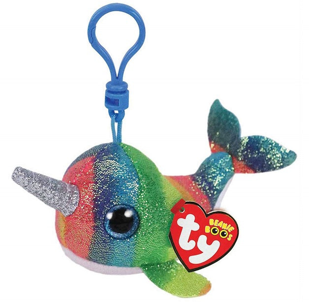 Beanie Boos Clip Nori Multi Narwhal | Toyworld