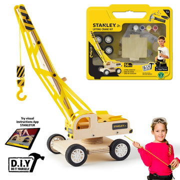 Stanley Jr Diy Lifting Crane Kit Img 1 | Toyworld