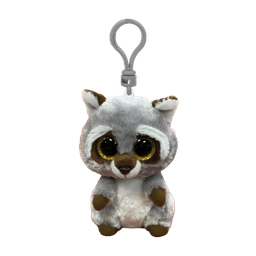 BEANIE BOOS - CLIP SPIRIT OAKIE RACCOON GREY