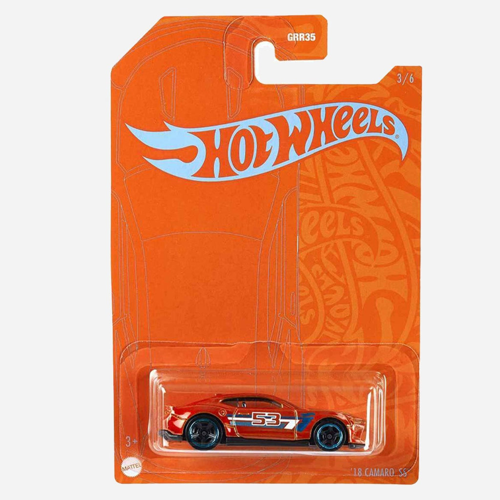 HOT WHEELS BLUE AND SATIN '18 CAMARO SS