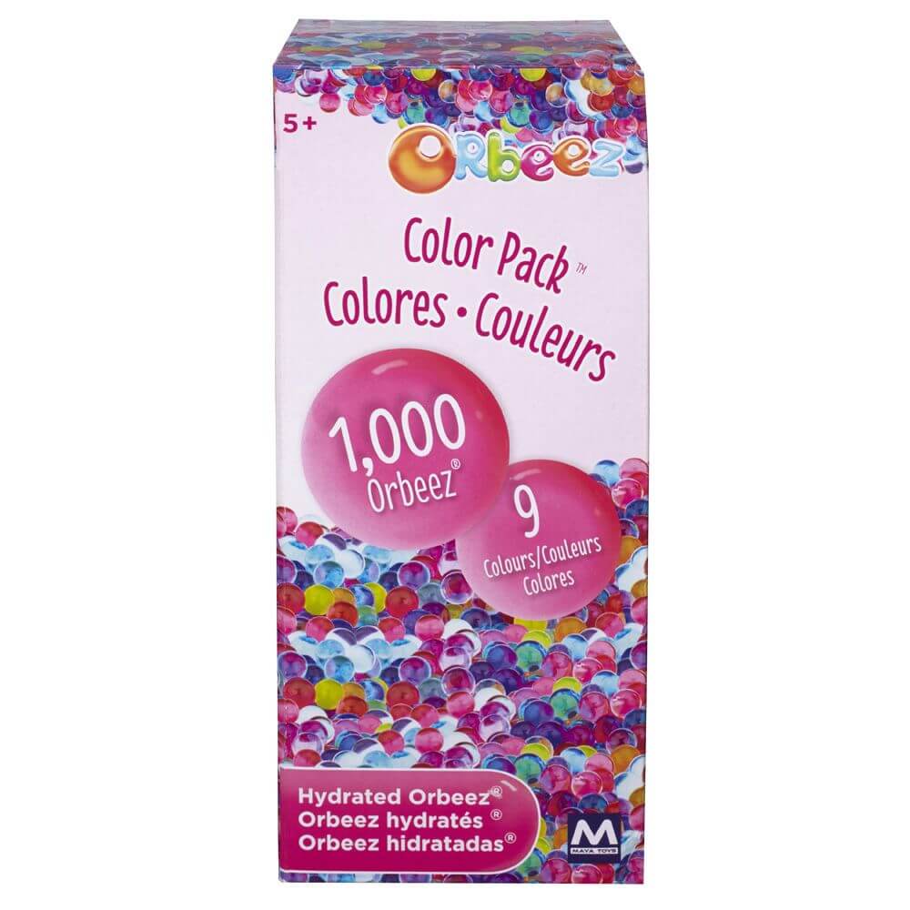 Orbeez Multi Coloured 1000 Piece Refill Pack - Toyworld