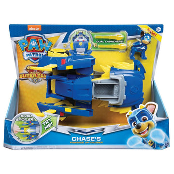 Paw Patrol Super Paws Power Changing Vehicle Chases Powered Up Crusier - Toyworld