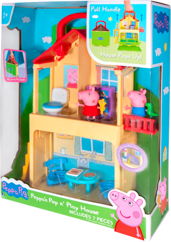 Peppa Pig Peppa's Pop And Play House | Toyworld