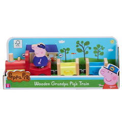 PEPPA PIG WOODEN GRANDPA PIGS TRAIN