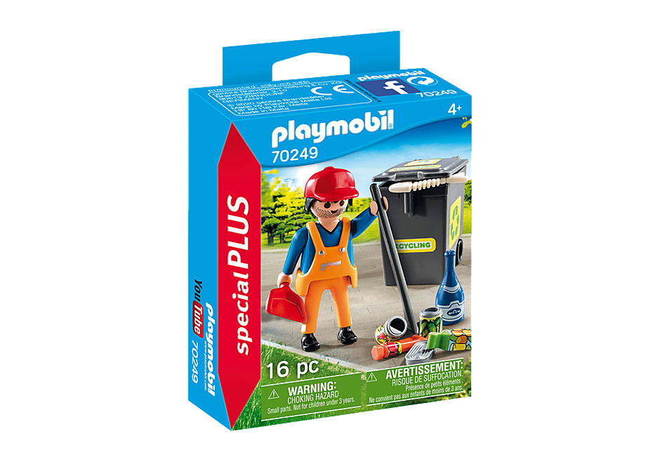 PLAYMOBIL 70249 SPECIAL PLUS STREET CLEANER