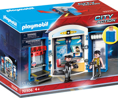 PLAYMOBIL 70306 CITY ACTION POLICE STATION PLAY BOX