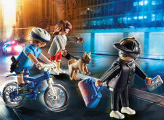 PLAYMOBIL 70573 CITY ACTION POLICE BICYCLE WITH THIEF