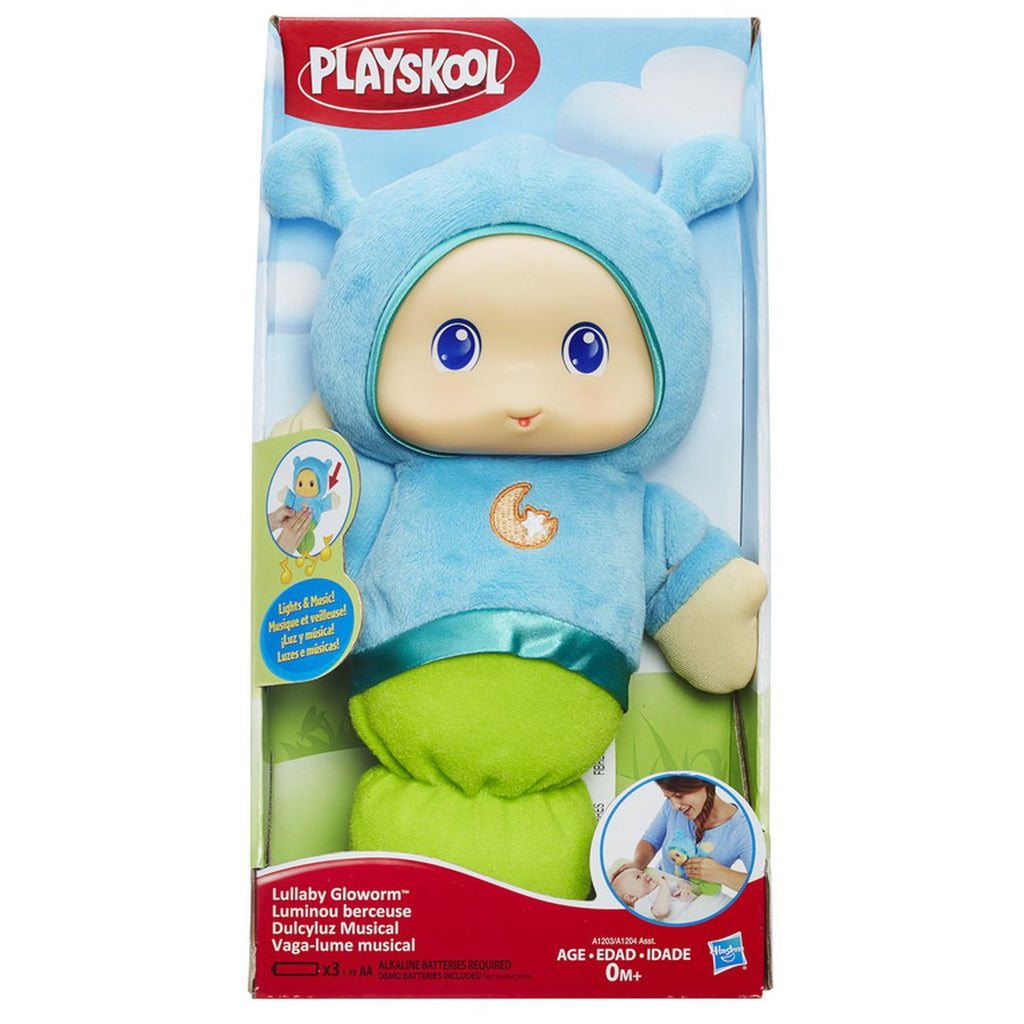 Playskool Lullaby Glow Worm Blue - Toyworld