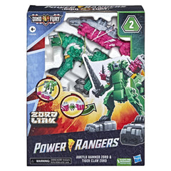 POWER RANGERS DINO FURY ANKYLO HAMMER ZORD AND TIGER CLAW ZORD