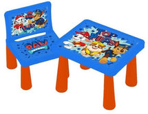 Paw Patrol Plastic Table & 2 Chairs - Toyworld