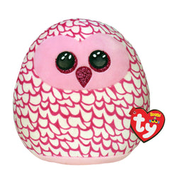 Squish A Boos Pinky Owl | Toyworld