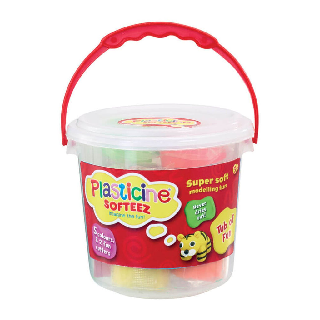 Plasticine Softeez Tub - Toyworld