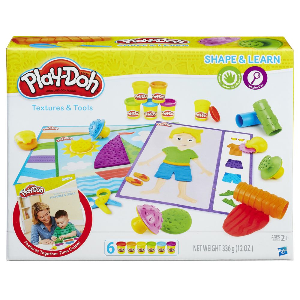 Playdoh Shape Learn Textures Tools - Toyworld