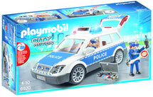 PLAYMOBIL 6920 POLICE CAR WITH LIGHTS & SOUNDS