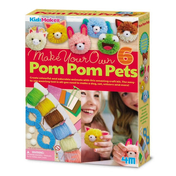4M Kidz Maker Pom Pom Pets | Toyworld
