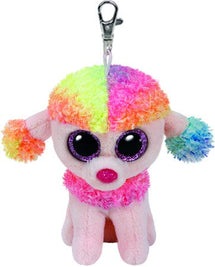 Beanie Boos Clip Rainbow The Poodle | Toyworld