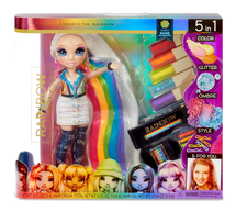 Rainbow Surprise Hair Play Rainbow Doll - Toyworld