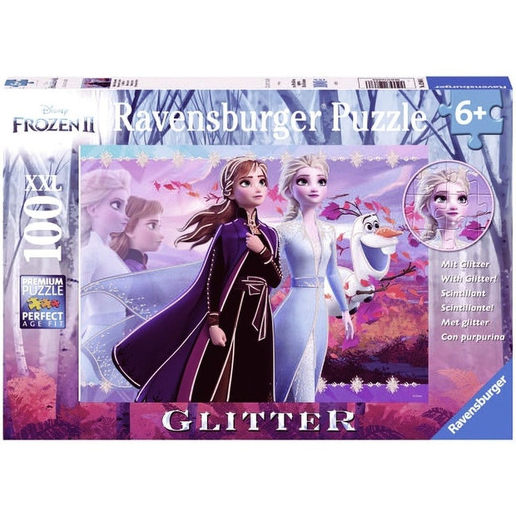 Ravensburger Disney Frozen Ii 100 Piece Xxl Glitter Puzzle Strong Sisters - Toyworld