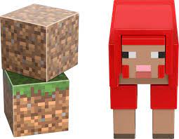 Minecraft Craft A Block Red Sheep | Toyworld