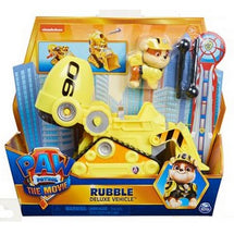 Paw Patrol Movie Deluxe Vehicles Rubble | Toyworld
