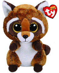 Beanie Boos Medium Rusty Brown Racoon | Toyworld