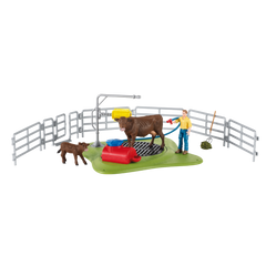 Schleich Farm World Happy Cow Wash Img 1 | Toyworld