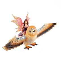 Schleich Fairy In Flight On Glam Owl | Toyworld