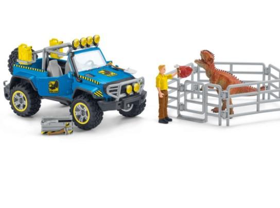 Schleich Off Road Vehicle With Dino Outpost | Toyworld