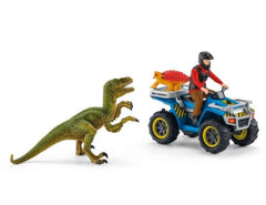 Schleich Quad Escape From Velociraptor | Toyworld