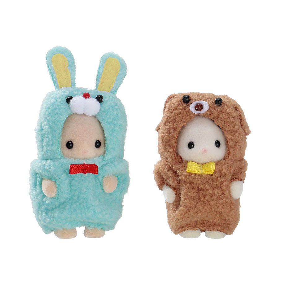 SYLVANIAN FAMILIES COSTUME CUTIES BUNNY AND PUPPY