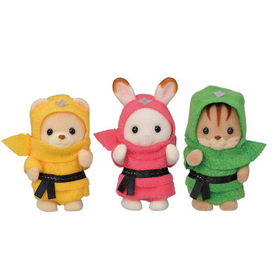 SYLVANIAN FAMILIES BABY TRIO NINJA