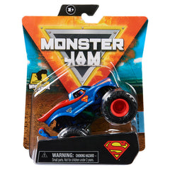 MONSTER JAM 1:64 DIE CAST WITH WHEELIE BAR SUPERMAN